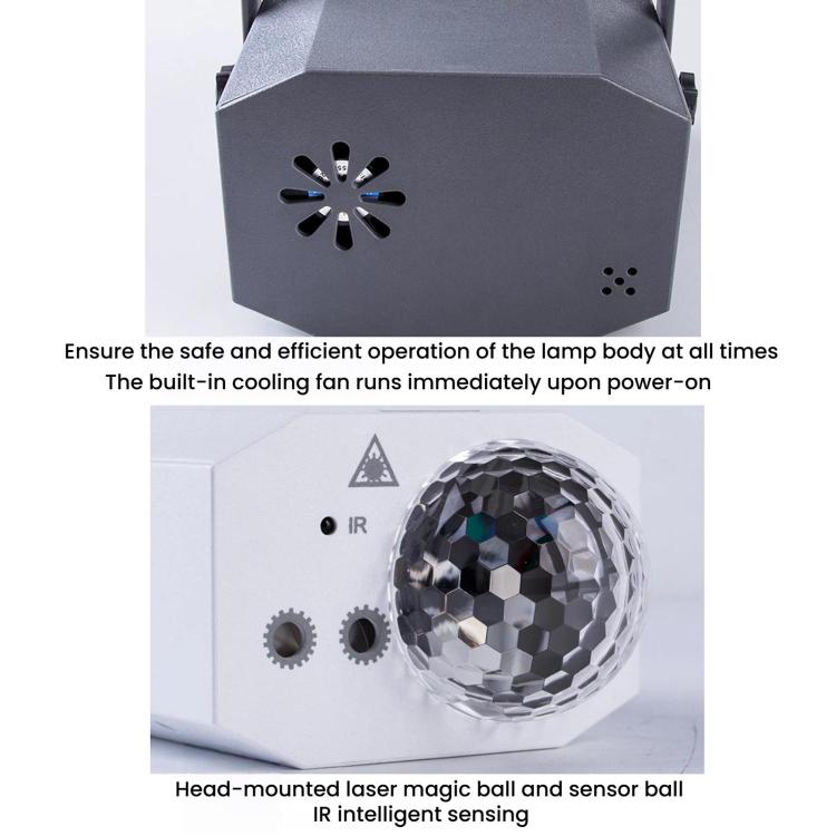 Plastic Laser Magic Ball Light Colorful Rotating Stage Ambience Light For KTV & Bar, US Plug Grey, EU Plug Grey, UK Plug Grey, AU Plug Grey, US Plug White, EU Plug White, UK Plug White, AU Plug White, US Plug Black, EU Plug Black, UK Plug Black        ...