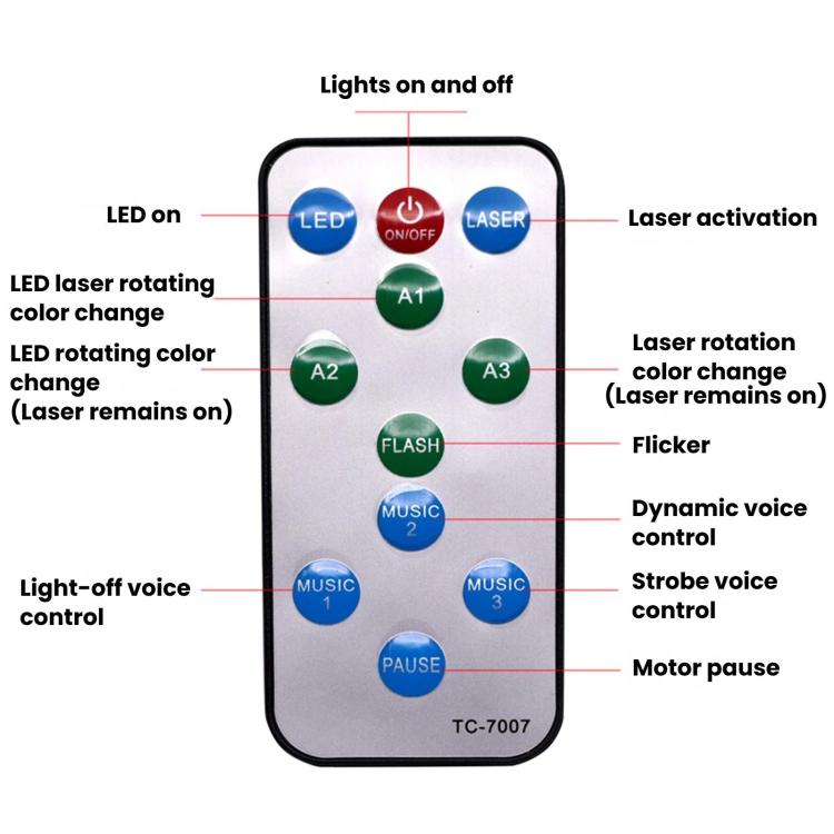 Metal Laser Projector Light LED Magic Ball Ambience Light For Party & Bar, US Plug Black, EU Plug Black, UK Plug Black, AU Plug Black, US Plug White, UK Plug White, AU Plug White, EU Plug White