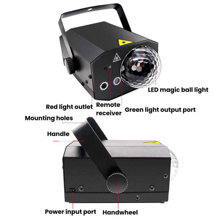 Metal Laser Projector Light LED Magic Ball Ambience Light For Party & Bar, US Plug Black, EU Plug Black, UK Plug Black, AU Plug Black, US Plug White, UK Plug White, AU Plug White, EU Plug White