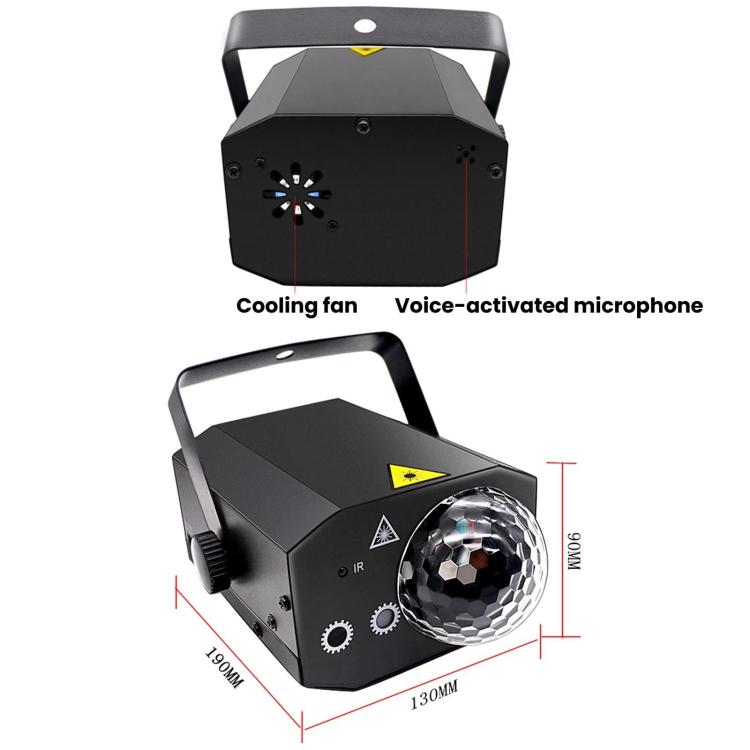 Metal Laser Projector Light LED Magic Ball Ambience Light For Party & Bar, US Plug Black, EU Plug Black, UK Plug Black, AU Plug Black, US Plug White, UK Plug White, AU Plug White, EU Plug White