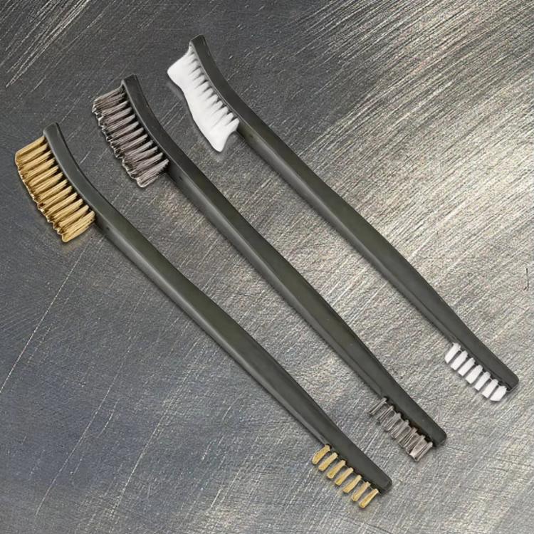 Dual-Ended Cleaning Brush For Removing Dirt Rust, G122 3-Piece Set