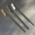 Dual-Ended Cleaning Brush For Removing Dirt Rust, G122 3-Piece Set