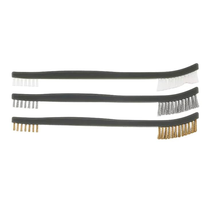 Dual-Ended Cleaning Brush For Removing Dirt Rust, G122 3-Piece Set
