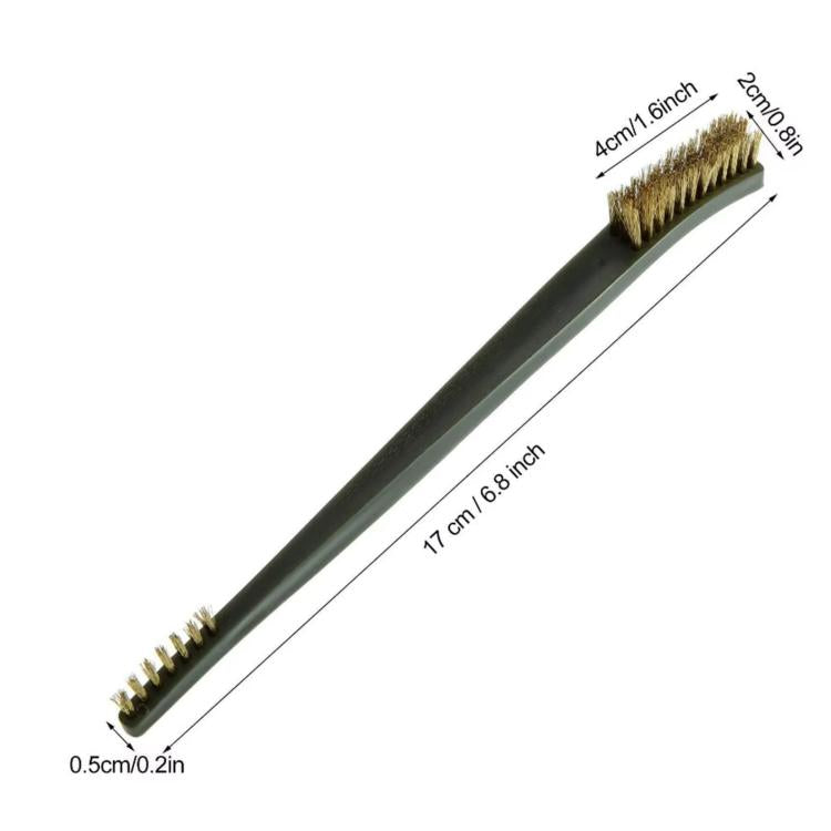 Dual-Ended Cleaning Brush For Removing Dirt Rust, G122 3-Piece Set