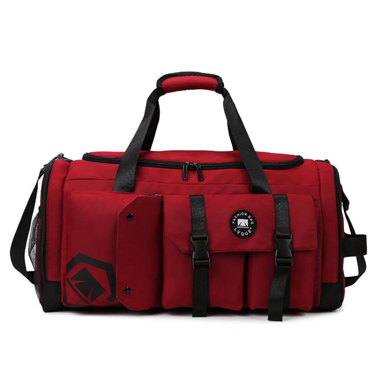 3-Way Convertible Sports Gym Bag With Shoe Compartment Water-Resistant Travel Duffle Backpack With Wet Pocket For Men Women