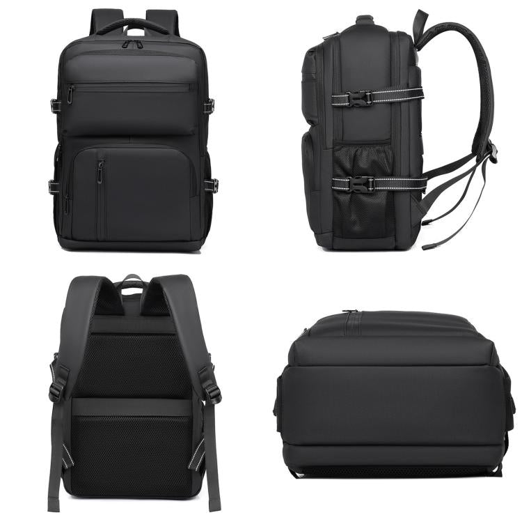 WEIXIEER B927 Men Minimalist Large-Capacity Backpack Waterproof Oxford Fabric Business Laptop Bag