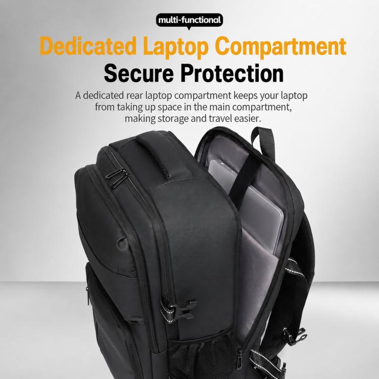 WEIXIEER B927 Men Minimalist Large-Capacity Backpack Waterproof Oxford Fabric Business Laptop Bag