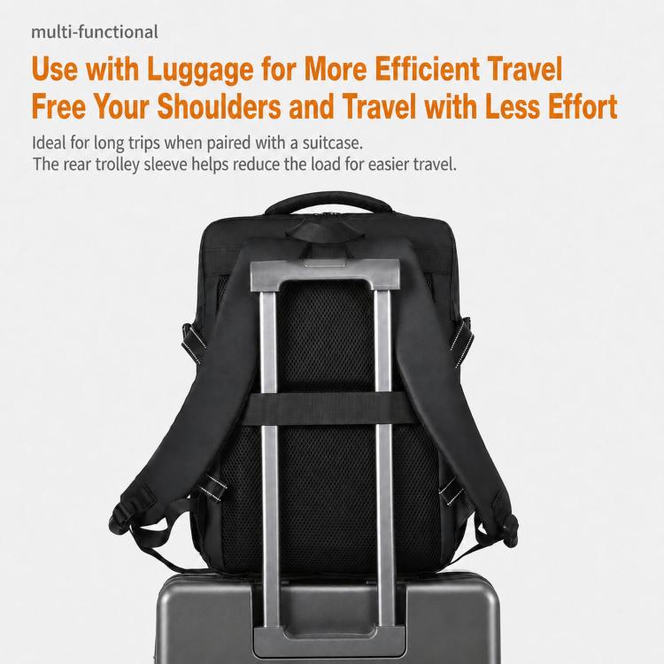 WEIXIRE B929 Men Business Backpack for Short Trips Lightweight Large-Capacity Laptop Bag