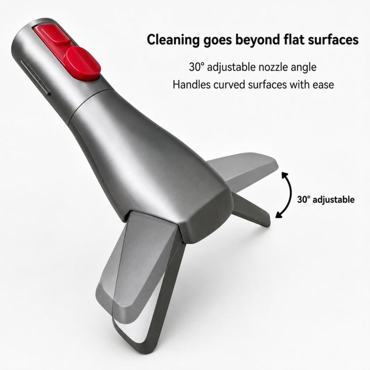 Mattress Tool Attachment For Dyson V15 / V11 / V10 / V8 / V7 Vacuum Cleaners 30 Degree Adjustable Angle Bed Dusting Brush, Single Attachment, Hose+Attachment