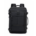 Expandable Travel Backpack Flight Approved Carry On Gym Backpack with Shoe Compartment USB Port
