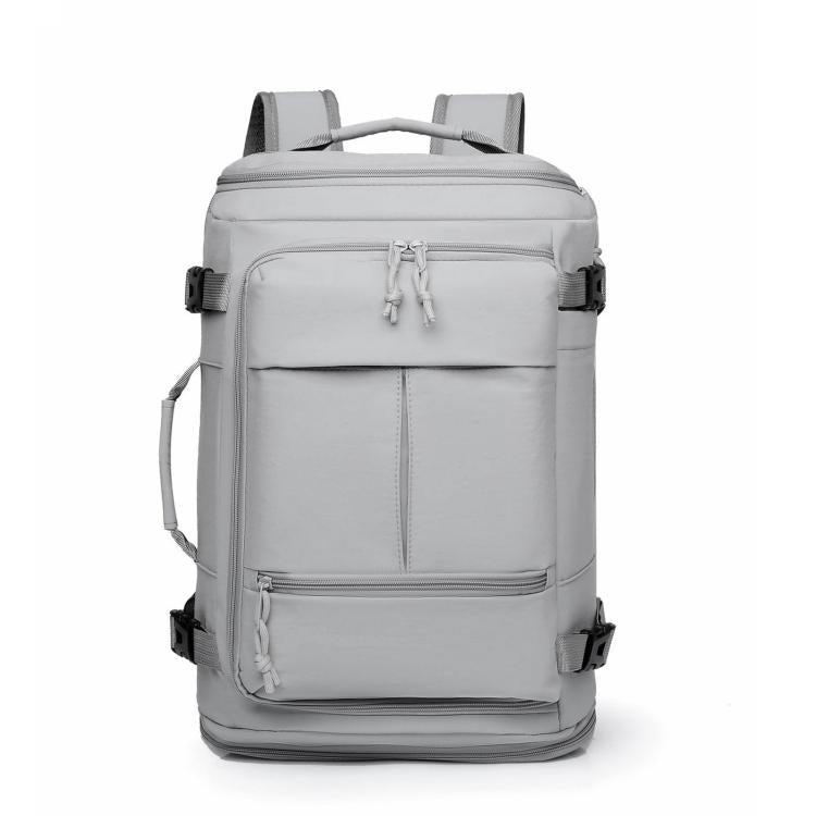 Expandable Travel Backpack Flight Approved Carry On Gym Backpack with Shoe Compartment USB Port