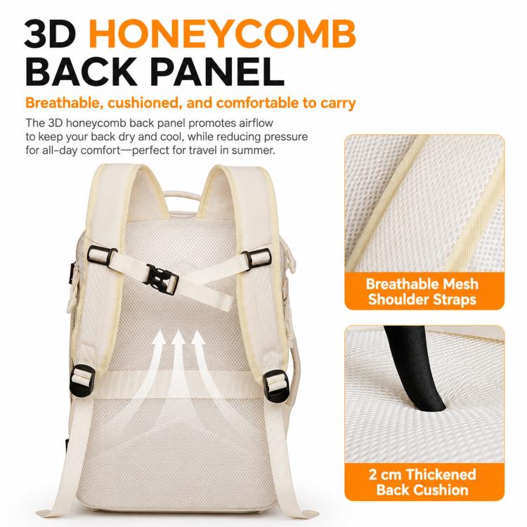 Expandable Travel Backpack Flight Approved Carry On Gym Backpack with Shoe Compartment USB Port