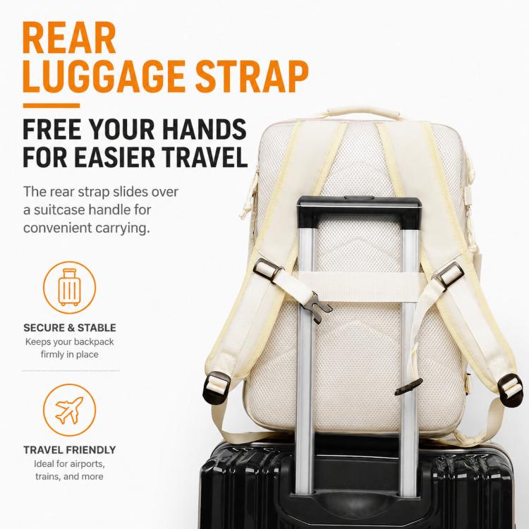 Expandable Travel Backpack Flight Approved Carry On Gym Backpack with Shoe Compartment USB Port