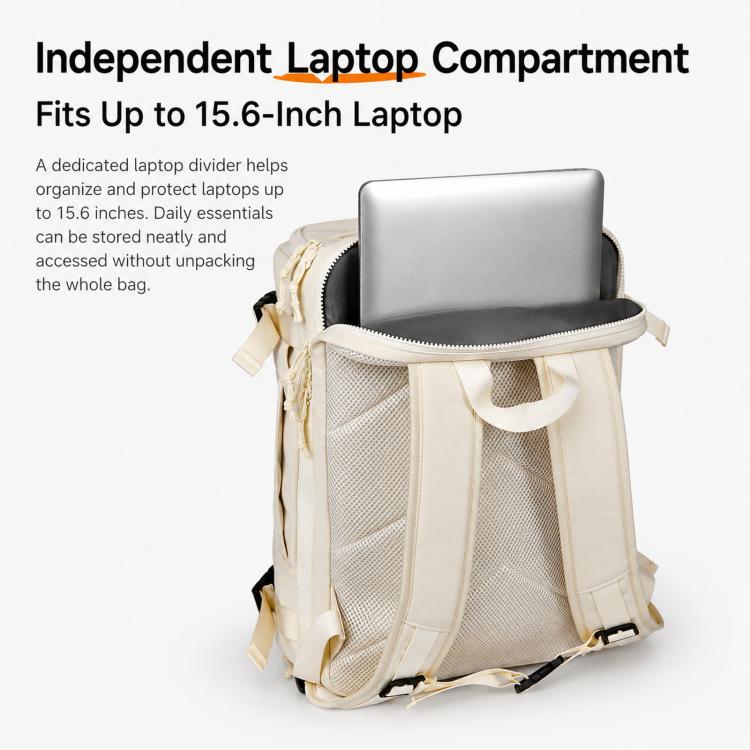 Expandable Travel Backpack Flight Approved 28-38L Carry On Backpack with Shoe Compartment 15.6-inch Laptop Pocket