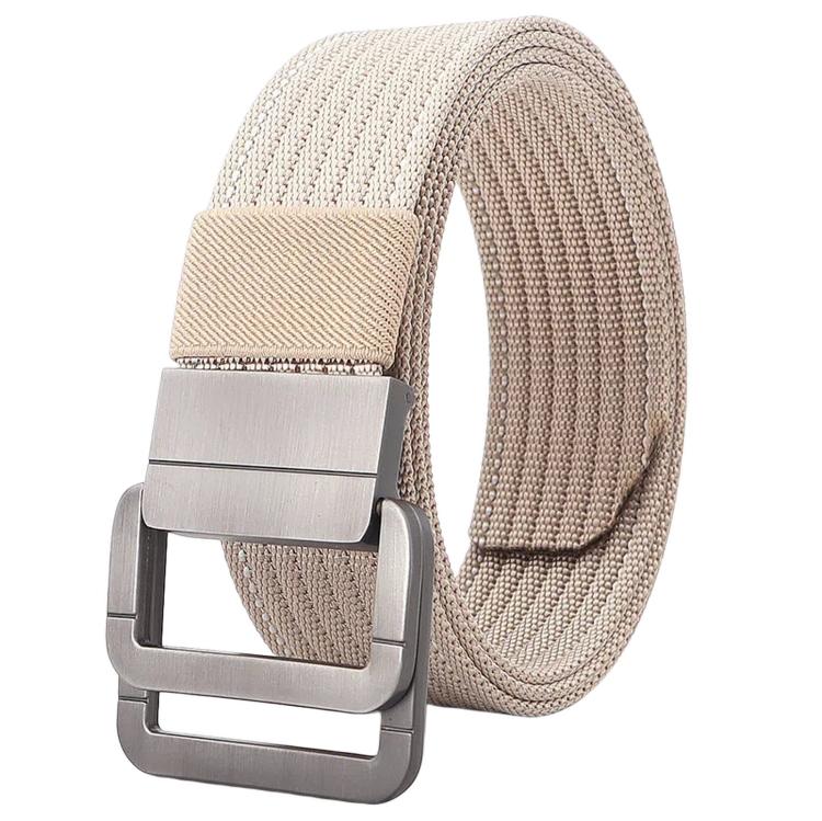 Casual Nylon Belt With Automatic Alloy Buckle Men Women Belt, 120cm