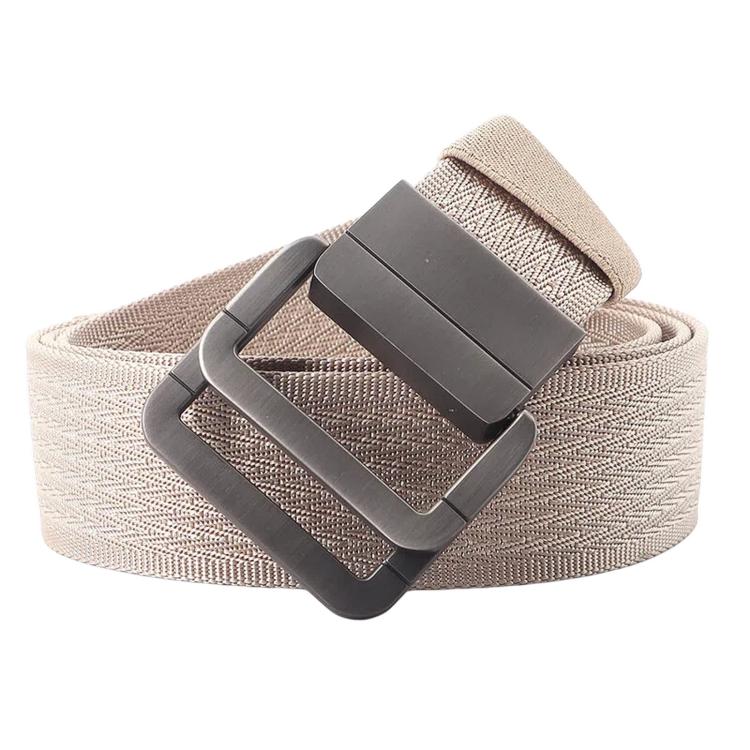 Casual Nylon Belt With Automatic Alloy Buckle Men Women Belt, 120cm
