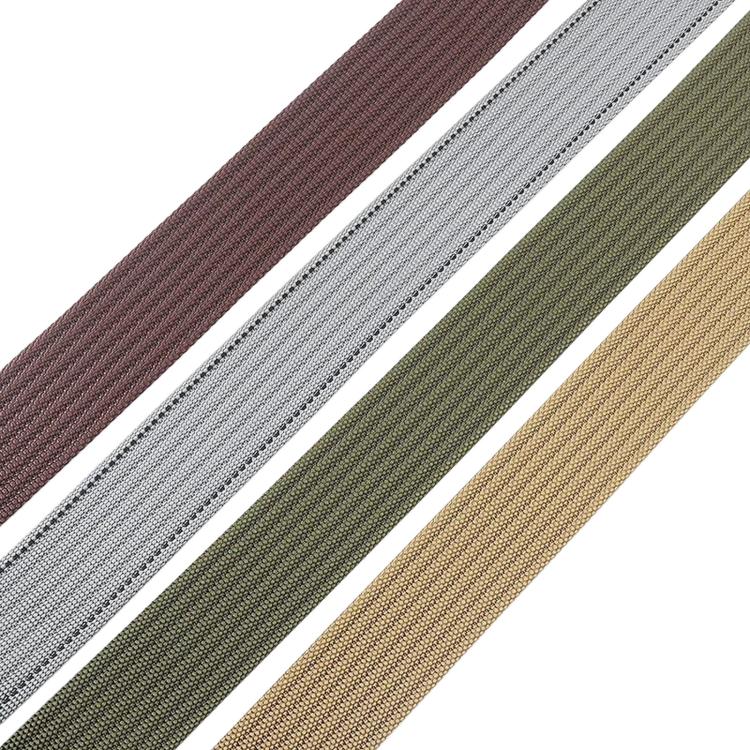 Casual Nylon Belt With Automatic Alloy Buckle Men Women Belt, 120cm