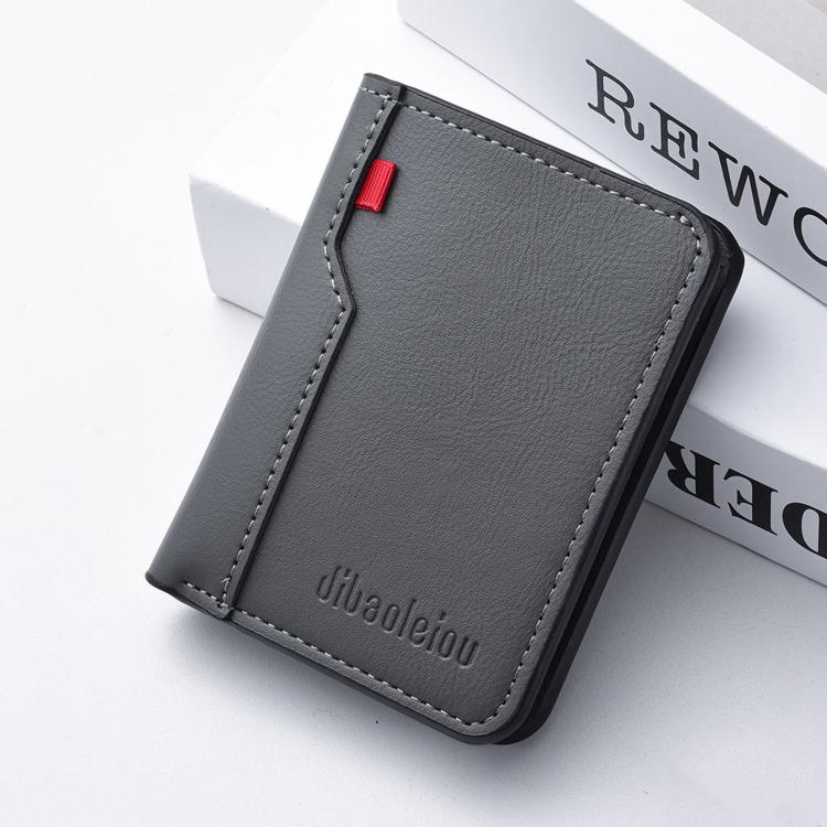 Dibaoleiou K3315 Portable Vertical Men Billfold 2-Fold Large Capacity Wallet & Card Holder