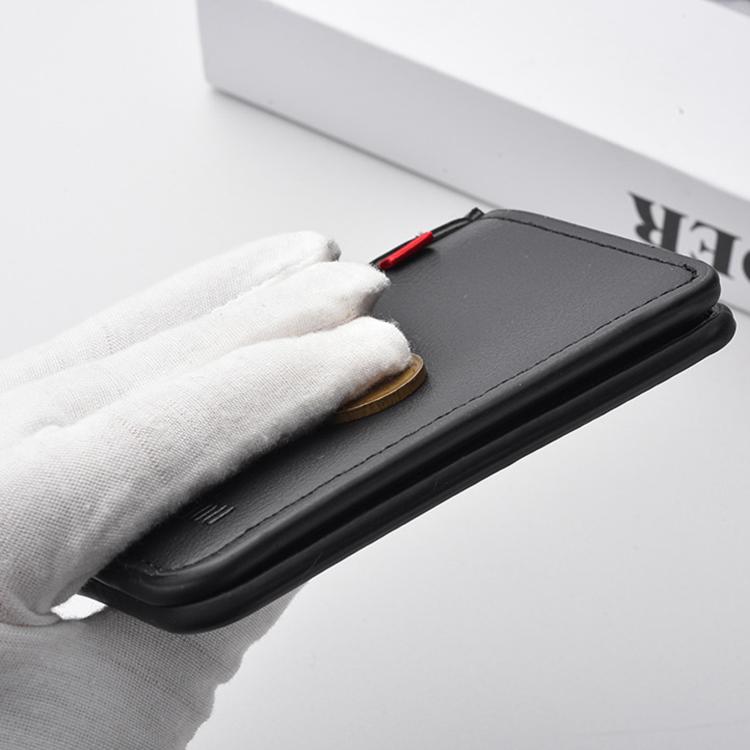 Dibaoleiou K3315 Portable Vertical Men Billfold 2-Fold Large Capacity Wallet & Card Holder