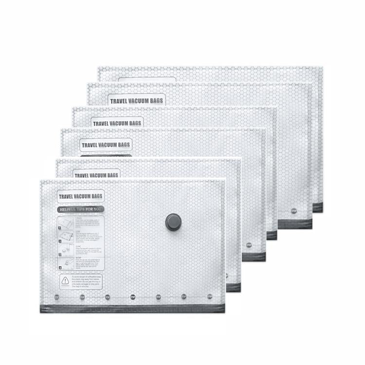 Vacuum Compression Bags For Household Clothes Storage, Without Pump, 6pcs /Set 2S+2M+2L, 9pcs /Set 3S+3M+3L, 12pcs /Set 4S+4M+4L, 15pcs /Set 5S+5M+5L