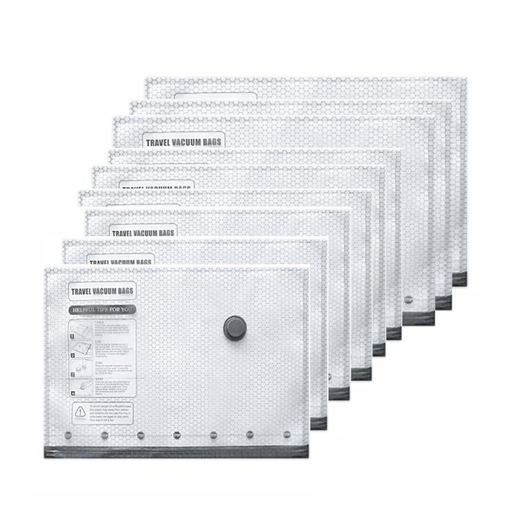 Vacuum Compression Bags For Household Clothes Storage, Without Pump, 6pcs /Set 2S+2M+2L, 9pcs /Set 3S+3M+3L, 12pcs /Set 4S+4M+4L, 15pcs /Set 5S+5M+5L