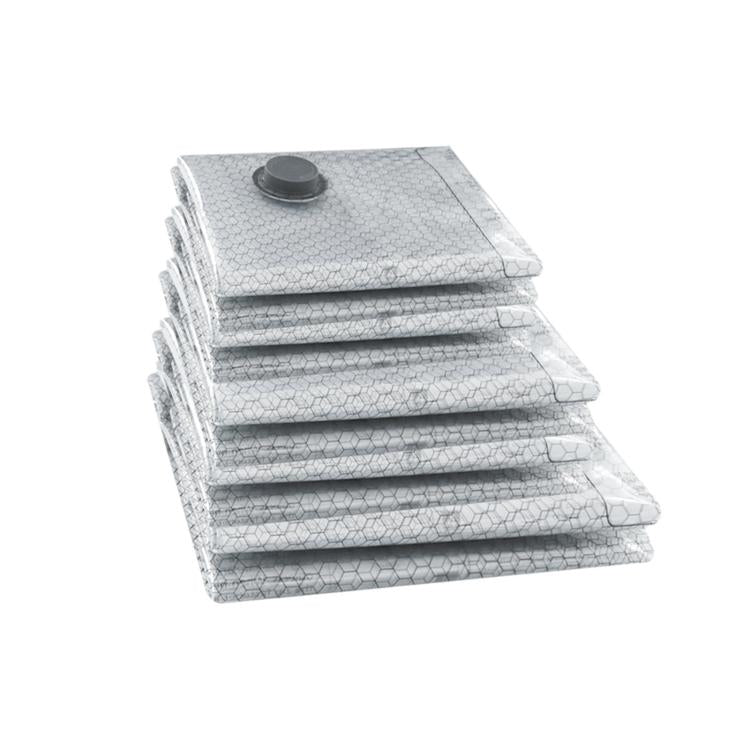 Vacuum Compression Bags for Household Clothes Storage, With Evacuation Pump, 6pcs /Set 2S+2M+2L, 9pcs /Set 3S+3M+3L, 12pcs /Set 4S+4M+4L, 15pcs /Set 5S+5M+5L, 18pcs /Set 6S+6M+6L