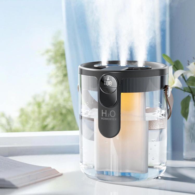 H40 3 Nozzles Household 1.5L Large Capacity Humidifier Quiet Humidifier With Ambient Light