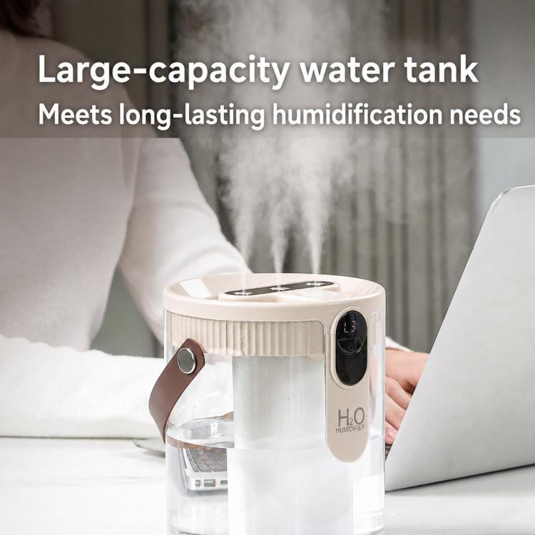 H40 3 Nozzles Household 1.5L Large Capacity Humidifier Quiet Humidifier With Ambient Light