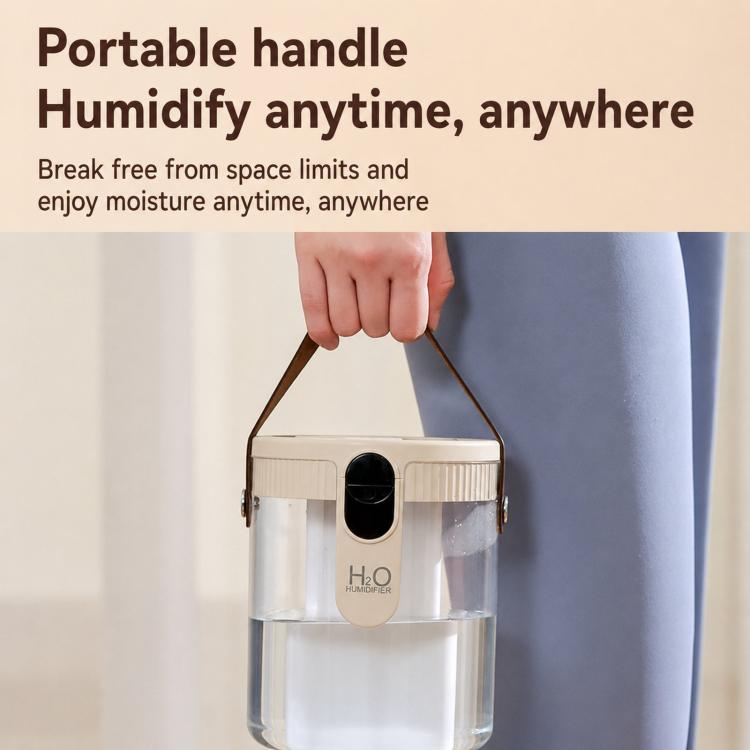 H40 3 Nozzles Household 1.5L Large Capacity Humidifier Quiet Humidifier With Ambient Light