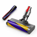 For Dyson V7 V8 V10 V11 V15 Soft Cleaner Head With Carbon Fiber Bristle Roller Kit, LED Fluffy Slim Set