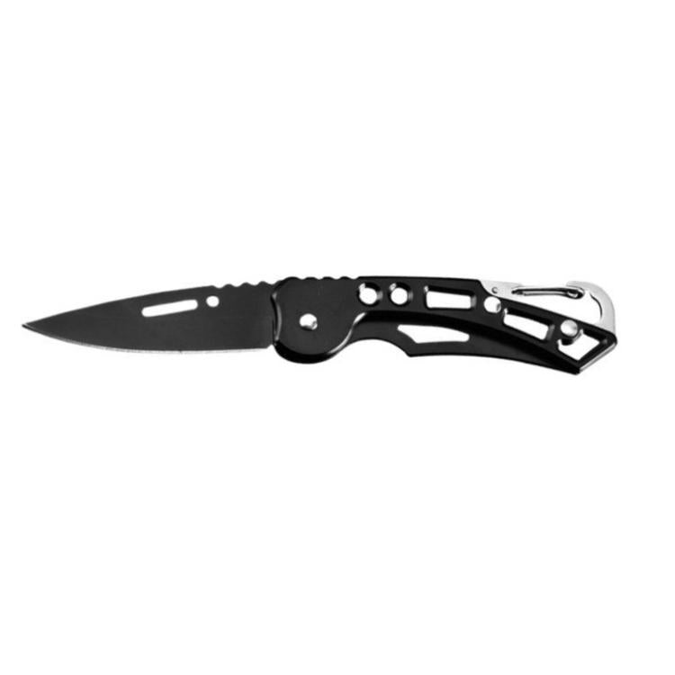 Mini Pocket Folding Knife With Carabiner Keychain 40Cr13 Stainless Steel EDC Utility Fruit Cutter Tool, Large 15cm
