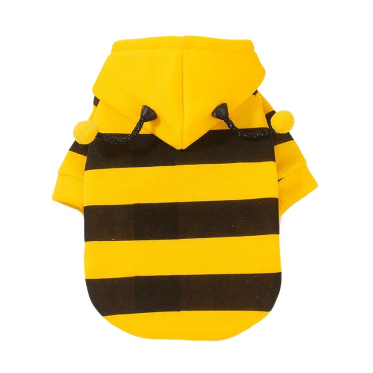 Thickened Leash-Friendly Dog Coat For Fall & Winter Bee-Themed Cat Clothing, S, M, L, XL