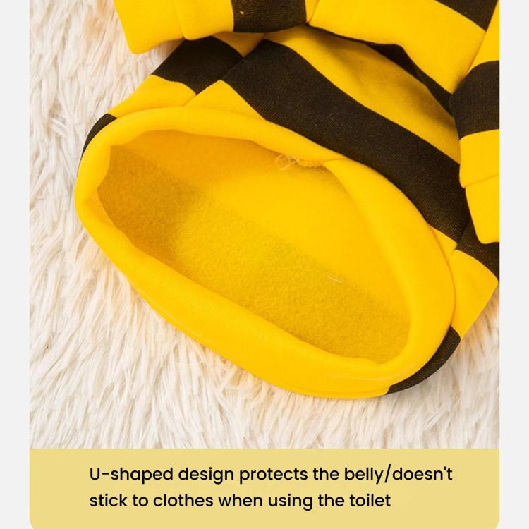 Thickened Leash-Friendly Dog Coat For Fall & Winter Bee-Themed Cat Clothing, S, M, L, XL