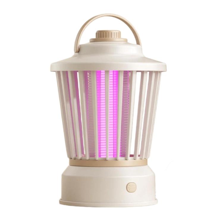 Portable Mosquito-Killing Night Light For Home And Outdoor Use, Beige Straight Plug, Gray-purple Straight Plug, Beige Charger/Plug-in, Gray Purple Charger/Plug-in