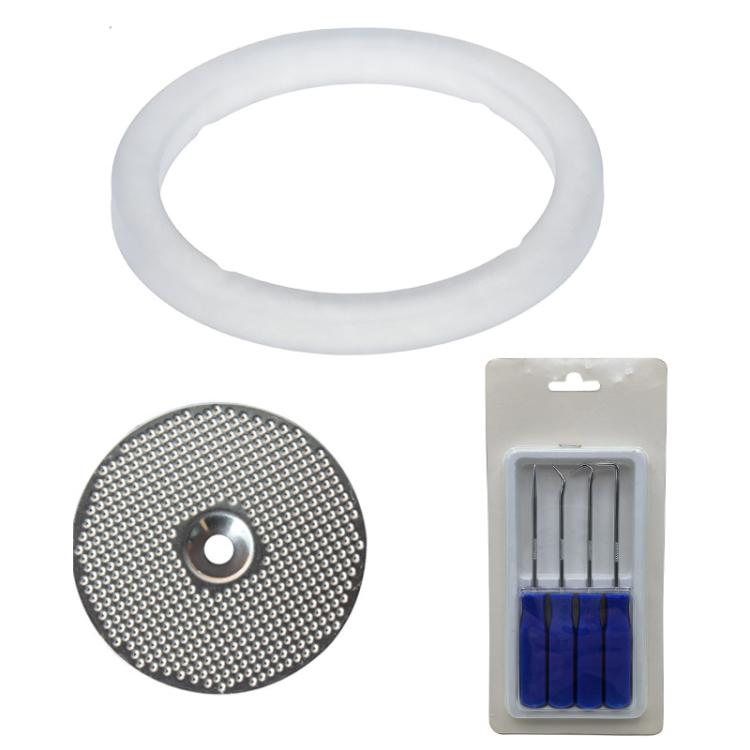 For Gemilai CRM3605 / CRM3601 / CRM3005E Espresso Machine, Silicone Gasket, Shower Screen, Shower Screen + Gasket Set, Complete Maintenance Kit with Pick Tool