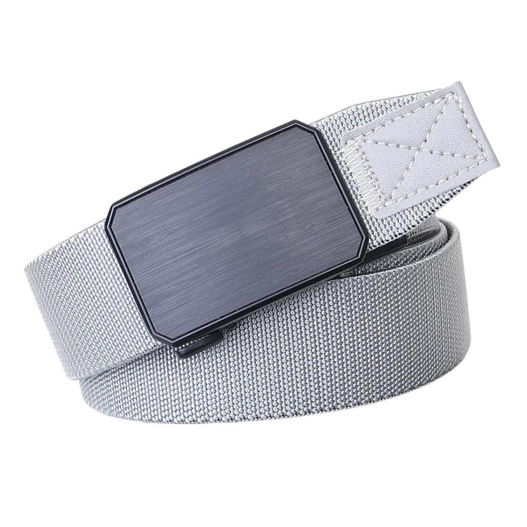 Men Elastic Web Belt Casual Stretch Braided Belts With Zinc Alloy Automatic Buckle, 105cm, 115cm, 125cm
