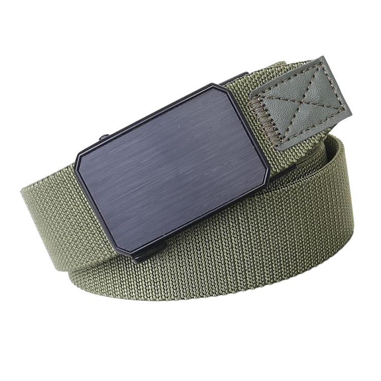 Men Elastic Web Belt Casual Stretch Braided Belts With Zinc Alloy Automatic Buckle, 105cm, 115cm, 125cm