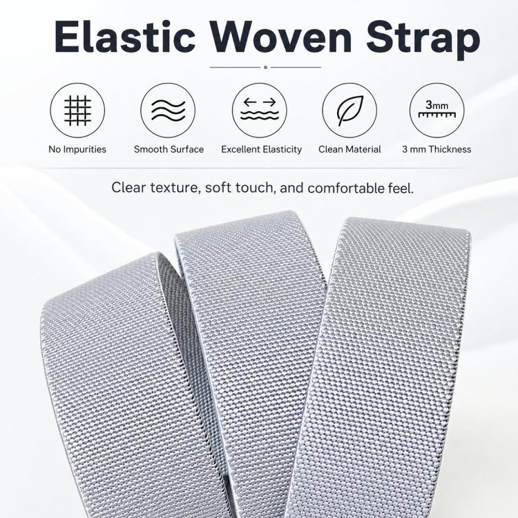 Men Elastic Web Belt Casual Stretch Braided Belts With Zinc Alloy Automatic Buckle, 105cm, 115cm, 125cm