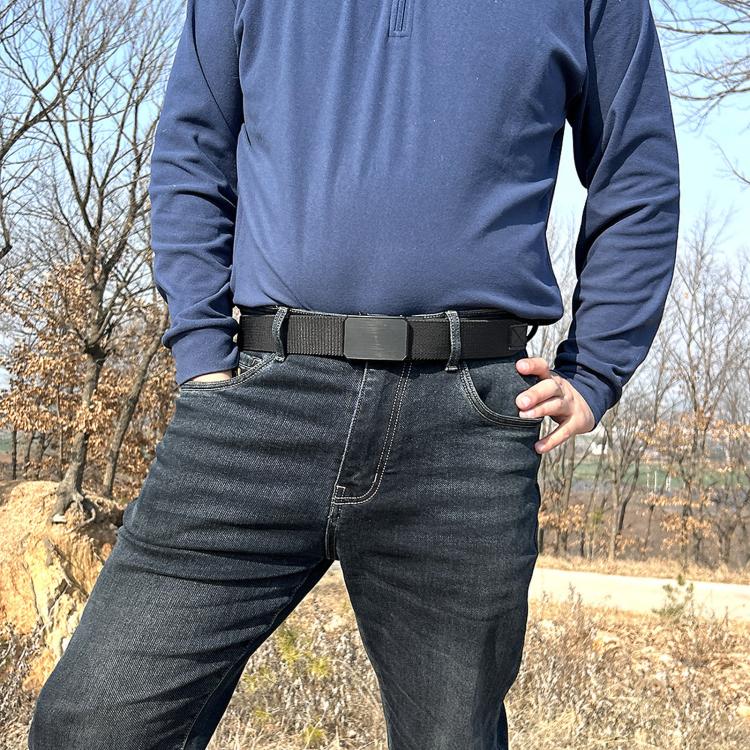 Men Elastic Web Belt Casual Stretch Braided Belts With Zinc Alloy Automatic Buckle, 105cm, 115cm, 125cm