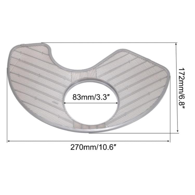 Replacement Dishwasher Filter Compatible With Whirlpool & KitchenAid Replaces W10463906 / WPW10195360, Filter W10463906