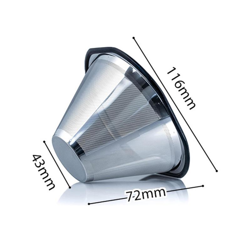 Reusable Coffee Filter Compatible with Kalita Wave 185 Coffee Drippers and OXO Brew 8-Cup Single Serve