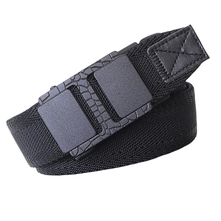 Mens Elastic Braided Belt Stretch Woven Nylon Webbing Belt With Automatic Sliding Buckle, 105cm, 115cm, 125cm