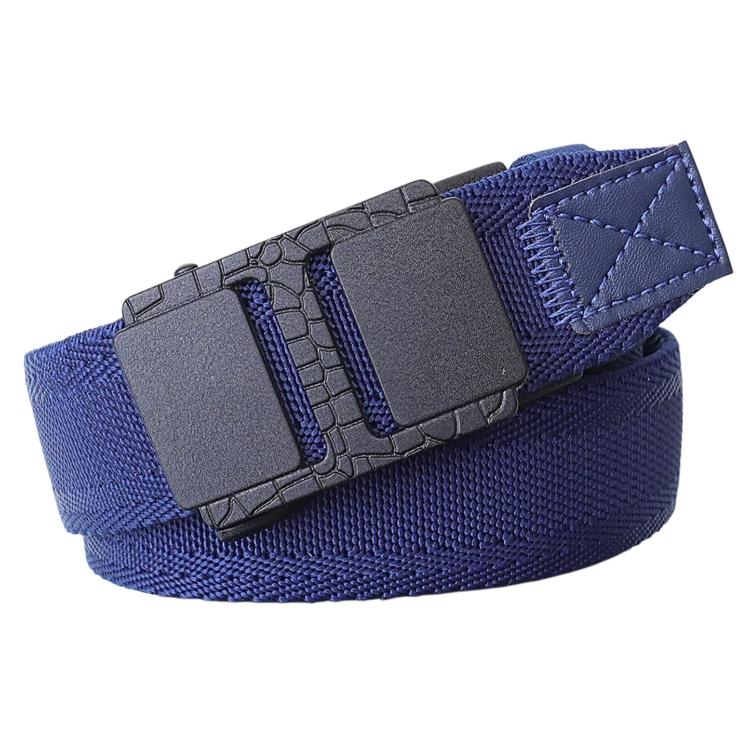 Mens Elastic Braided Belt Stretch Woven Nylon Webbing Belt With Automatic Sliding Buckle, 105cm, 115cm, 125cm