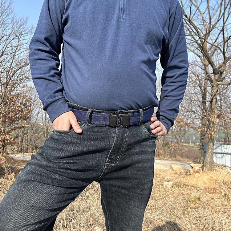 Mens Elastic Braided Belt Stretch Woven Nylon Webbing Belt With Automatic Sliding Buckle, 105cm, 115cm, 125cm