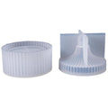 Round Striped Storage Box Silicone Mold DIY Epoxy Resin Organizer Mold