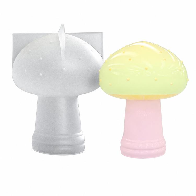 3D Mushroom Silicone Molds for Epoxy Resin Casting DIY Aromatherapy Gypsum / Candle / Soap, 001, 002, 003, 004