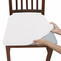 Stretch Dining Chair Seat Cover Soft Removable Washable Chair Cushion Slipcover