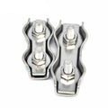 304 Stainless Steel Plate Single Clip Double Clamp Wire Rope Clamp, M2 Double Clip, M3 Double Clip, M4 Double Clip, M5 Double Clip, M6 Double Clip, M8 Double Clip, M10 Double Clip, M2 Single Clip, M10 Single Clip