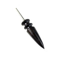 Leather Tool Edge Electric Polishing Slicker Flat Pointed Head Sandalwood Leathers Craft DIY Tools Tip Burnisher, S, L, Set（with S,L）