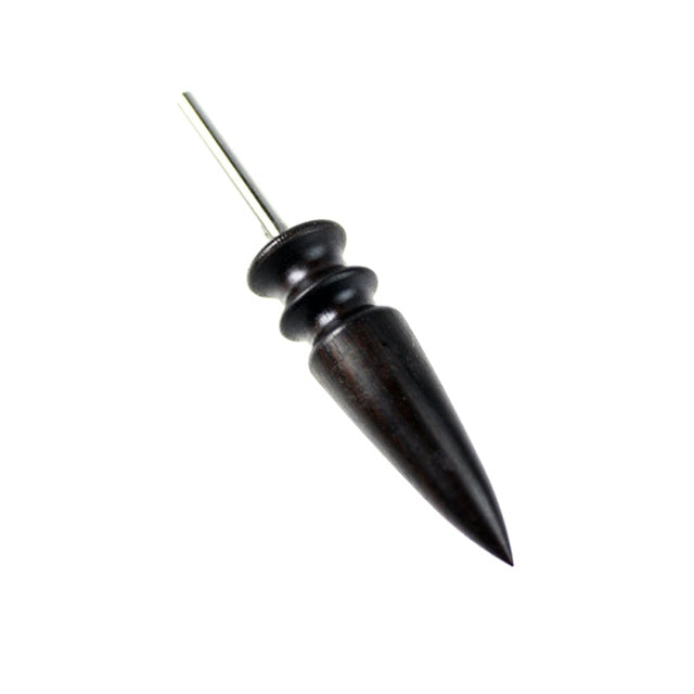 Leather Tool Edge Electric Polishing Slicker Flat Pointed Head Sandalwood Leathers Craft DIY Tools Tip Burnisher, S, L, Set（with S,L）